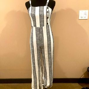 Striped jumpsuit